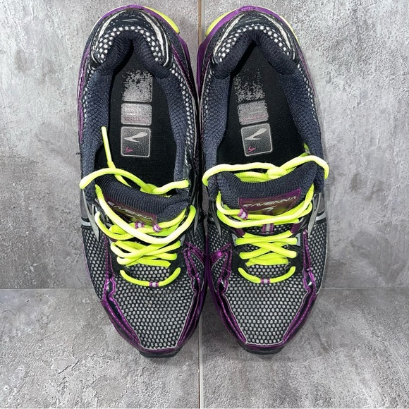 Brooks Ravenna 4 Womens Running Shoe Black Purple - Picture 7 of 8